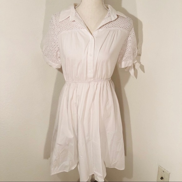 ~SOLD🎉White Button Down Church Dress!~ - Picture 7 of 7